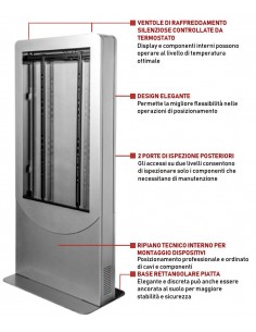 KIPC25XX-EUK - Totem Multimediale Peerless-AV