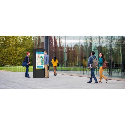 KOP55XHB2-S-EUK - Totem 55" Esterno Bifacciale Silver