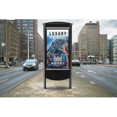 KOP2555-XHB-S-EUK - Portrait 55" Silver