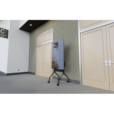 LSCUB - Carrello Voyager ad altezza regolabile nero