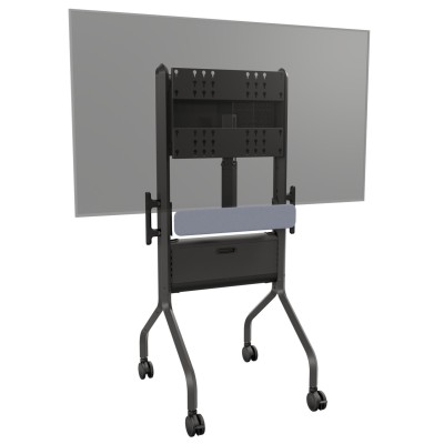 LSCUB - Carrello Voyager ad altezza regolabile nero
