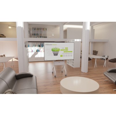 LSCUW - Carrello Voyager ad altezza regolabile bianco