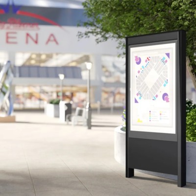 OLF55BP-S - Totem da esterno per Samsung 55"