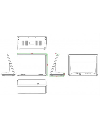 14211 - Pannello Touch Nero per DSP88