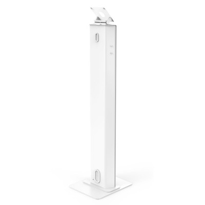 140W - Supporto da pavimento personalizzabile bianco
