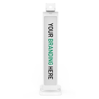 140W - Supporto da pavimento personalizzabile bianco