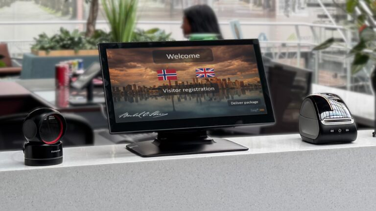 LoopVisit Reception Desk